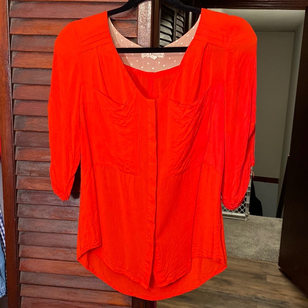 Anthropologie 3/4 length Blouse